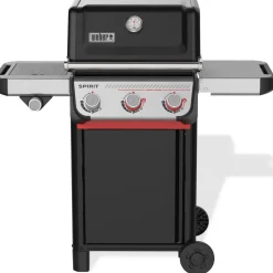 Kaasugrilli Weber Spirit E-335, 3 poltinta, sivukeitin, Sear Zone, musta