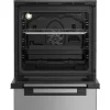Kaasuliesi sähköuunilla Indesit I5G5PMX, 50cm, ruostumaton teräs