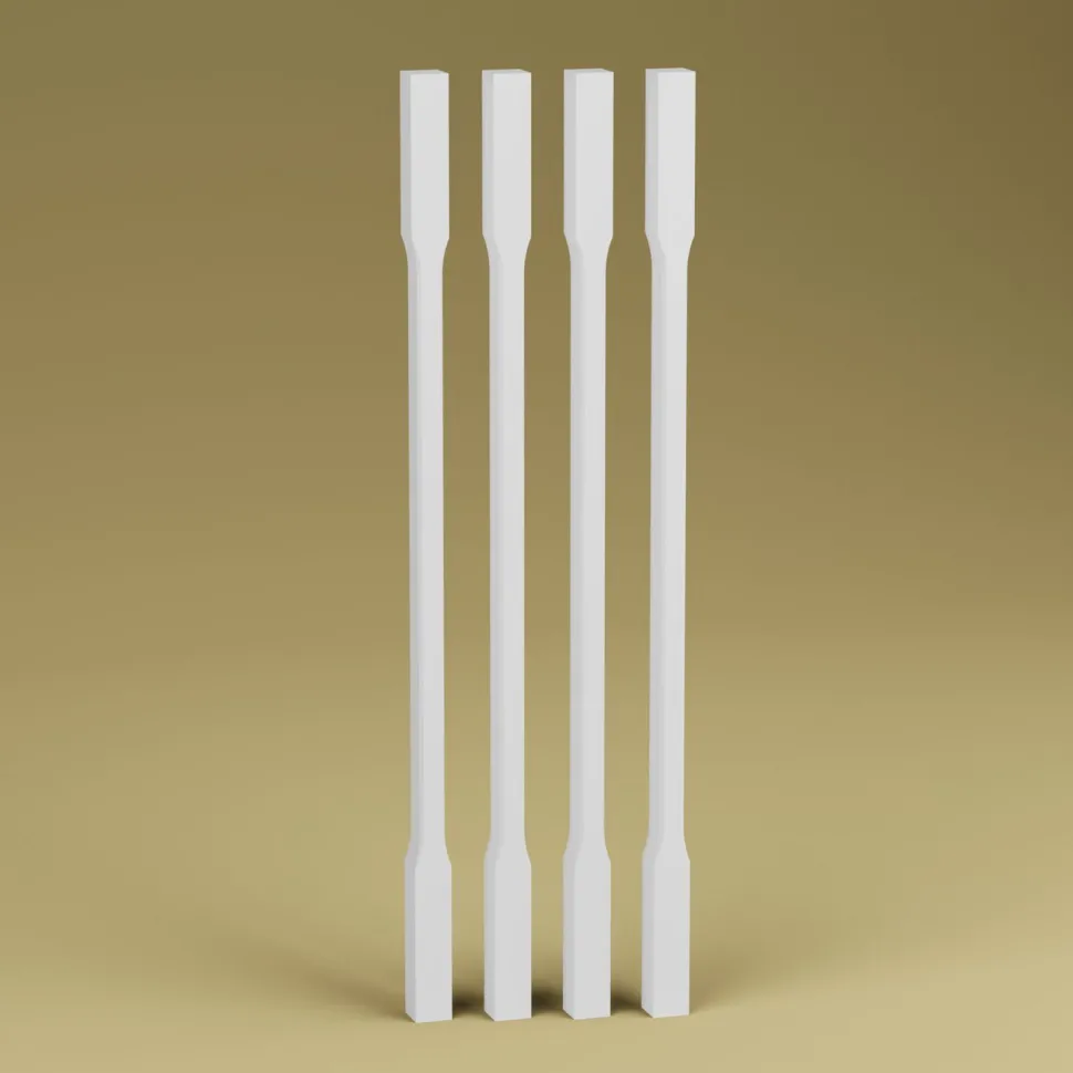Kaidepinna Lundbergs Helsinki 1030mm alajohteeseen, eri värejä 4kpl/pkt