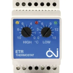 Kaksoistermostaatti Pistesarjat ETR/F-1447A DIN-kisko 16A
