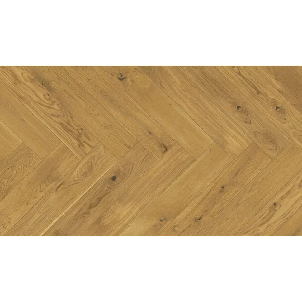 Kalanruotoparketti DomusFlooring Tammi Ashford HB 14x130x725 mm