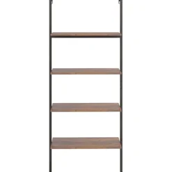Kalteva hylly, 64x34x120-185cm, eri kokoja ja värejä