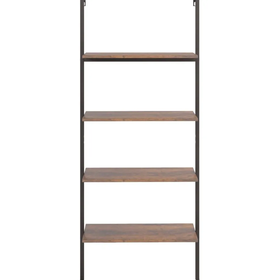 Kalteva hylly, 64x34x120-185cm, eri kokoja ja värejä