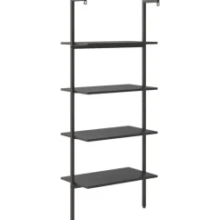 Kalteva hylly, 64x34x120-185cm, eri kokoja ja värejä