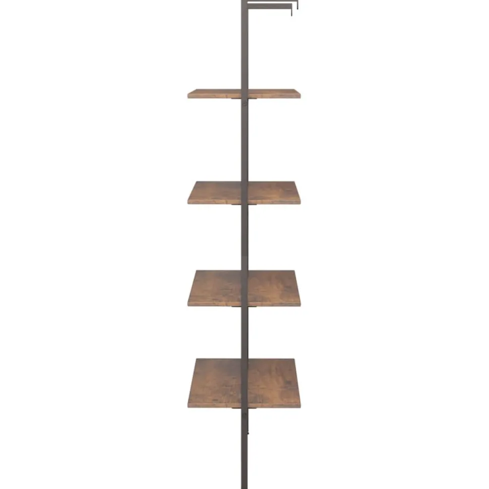 Kalteva hylly, 64x34x120-185cm, eri kokoja ja värejä