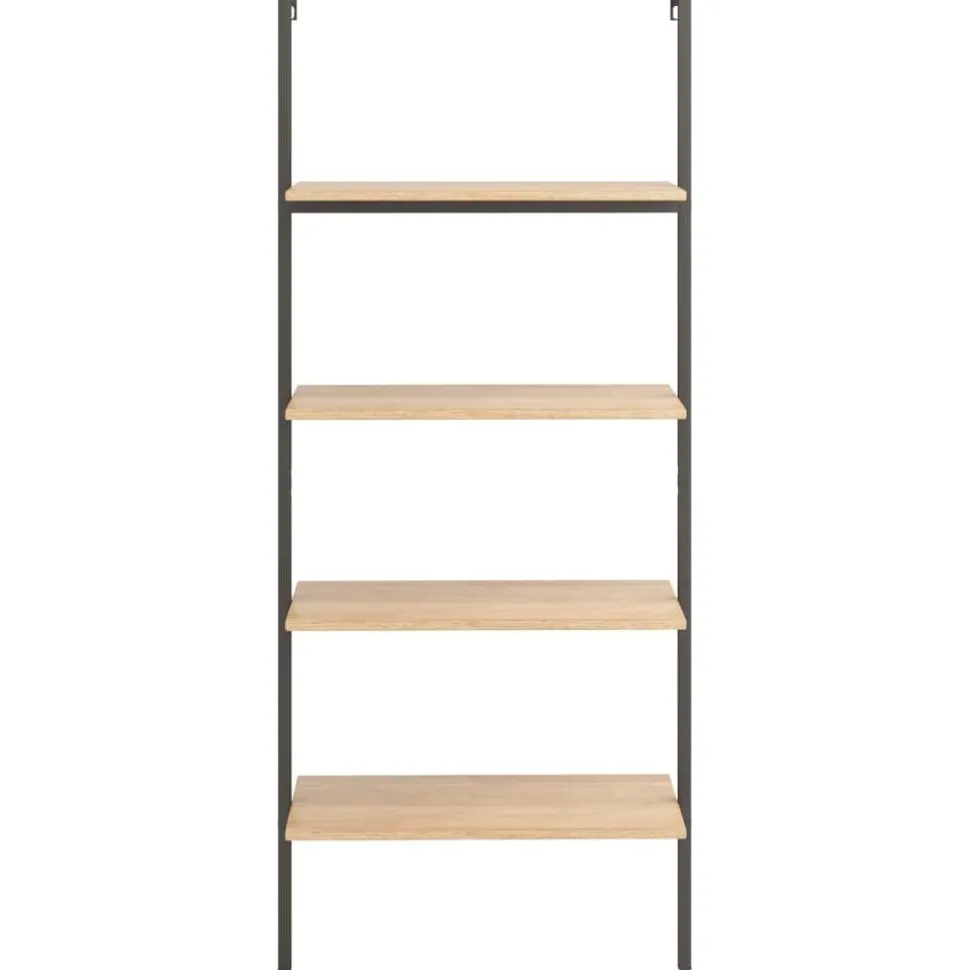 Kalteva hylly, 64x34x120-185cm, eri kokoja ja värejä