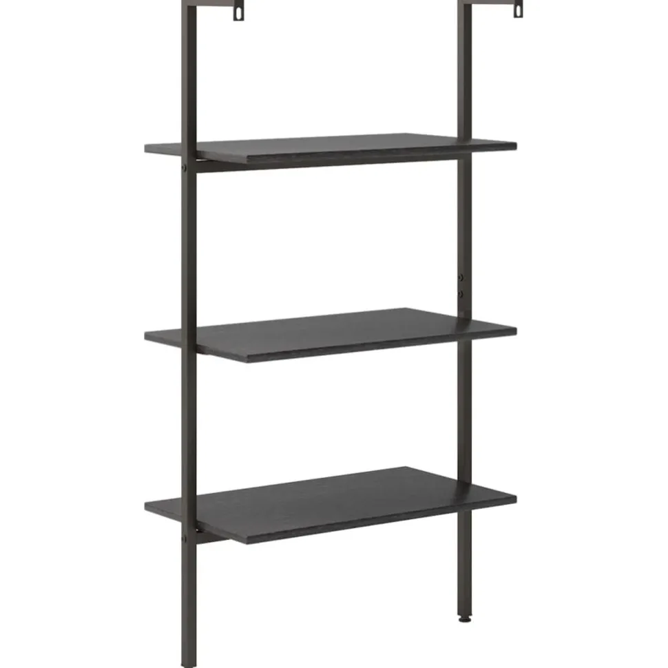 Kalteva hylly, 64x34x120-185cm, eri kokoja ja värejä