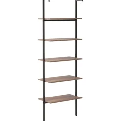 Kalteva hylly, 64x34x120-185cm, eri kokoja ja värejä
