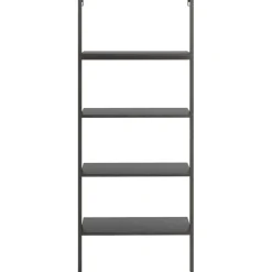 Kalteva hylly, 64x34x120-185cm, eri kokoja ja värejä