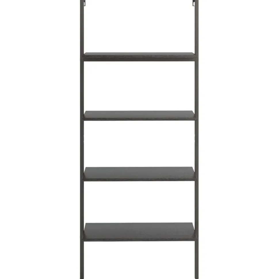 Kalteva hylly, 64x34x120-185cm, eri kokoja ja värejä