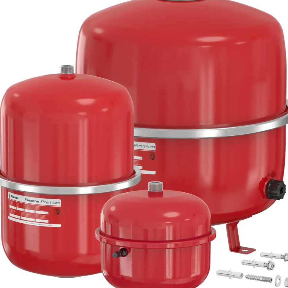 Kalvopaisunta-astia Flamco Flexcon Premium 6bar eri kokoja