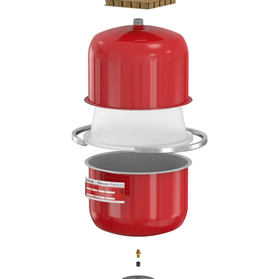 Kalvopaisunta-astia Flamco Flexcon Premium 6bar eri kokoja