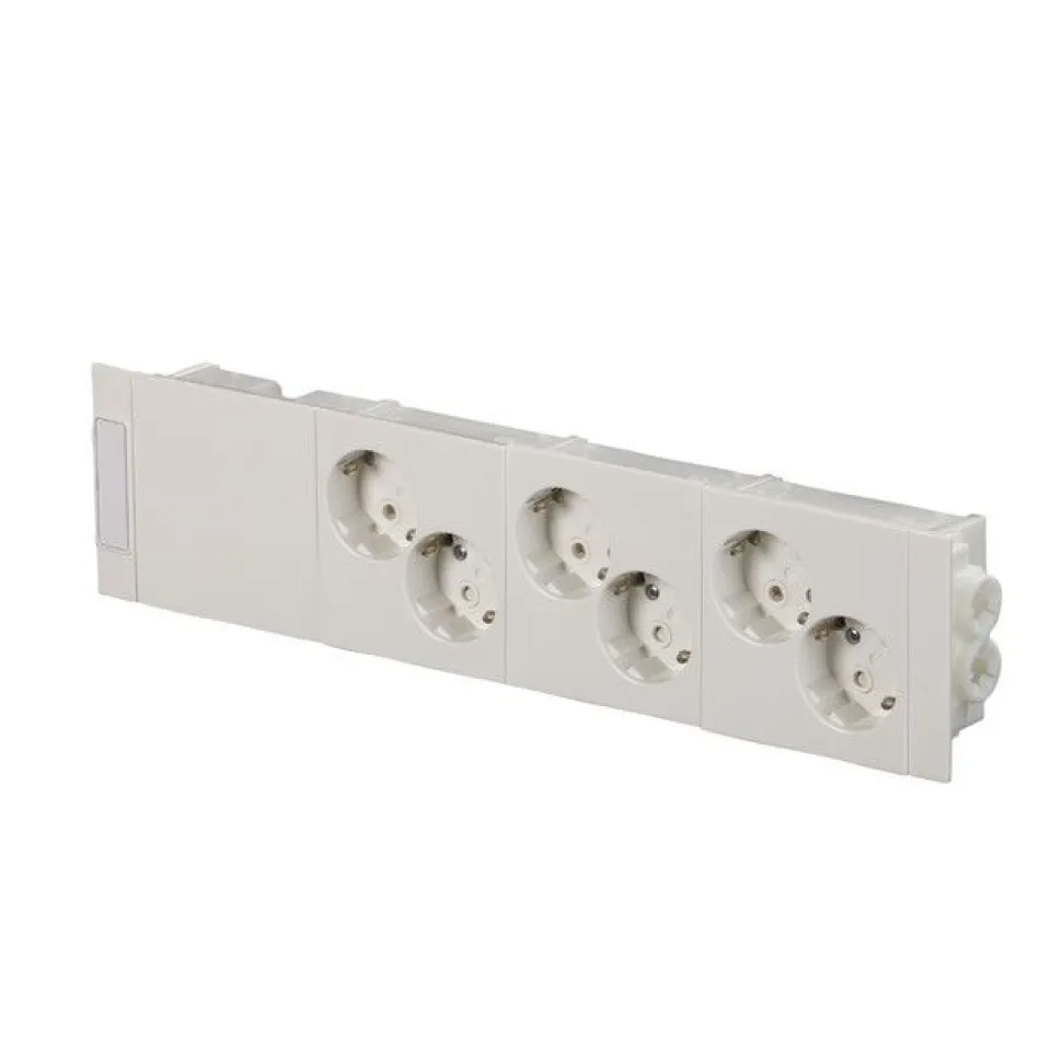 Kanavapistorasia ABB ProDuct - 6S/16A/IP20 Kytk. valkoinen