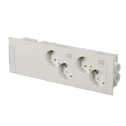 Kanavapistorasia ABB ProDuct - 4S/16A/IP20 Kytk. valkoinen "Data"