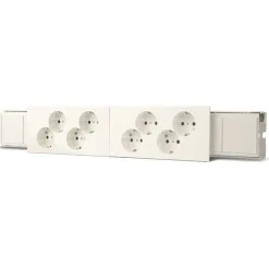 Kanavapistorasia Ensto Educt,  3-N 8S/16A/IP20, valkoinen