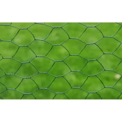 Kanaverkko galvanoitu PVC pinnoitteella silmäkoko 25mm 25x0.75m vihreä