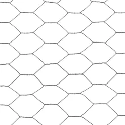 Kanaverkko teräs PVC pinnoitteella silmäkoko 36mm 36x1.5m harmaa