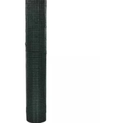 Kanaverkko 19x19mm galvanoitu PVC pinnoitteella 25x1m vihreä