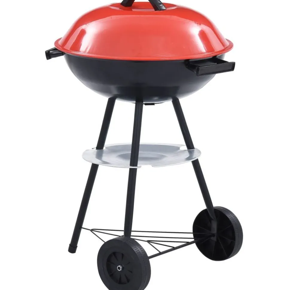 Kannettava xxl hiiligrilli pyörillä 44 cm