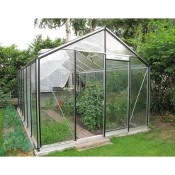 Kasvihuone ACD Prestige 15,9 m² turvalasi/alumiini + sokkeli