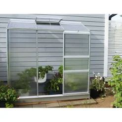 Kasvihuone Altan 1,3 m² 4 mm kennolevyllä