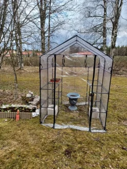 Kasvihuone Hortus XL 143x143x195cm muovi