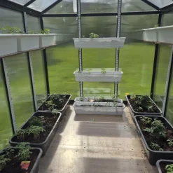 Kasvihuone Mag-Pro Garden 7.1m² sokkelilla musta