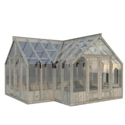 Kasvihuone Palmako Emilia 19,1 m2, turvalasi, puurunko
