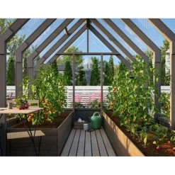 Kasvihuone Palmako Emilia 8,2 m2, turvalasi, puurunko