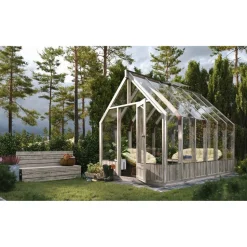 Kasvihuone Palmako Emilia 8,2 m2, turvalasi, puurunko