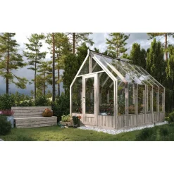 Kasvihuone Palmako Emilia 8,2 m2, turvalasi, puurunko