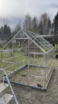 Kasvihuone Palram-Canopia Hybrid 4,6 m² 6x8 ft hopea