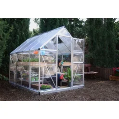 Kasvihuone Palram-Canopia Hybrid 4,6 m² 6x8 ft hopea