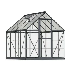 Kasvihuone Palram-Canopia Hybrid 4,6 m² 6x8 ft harmaa