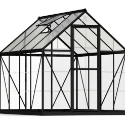 Kasvihuone Palram-Canopia Hybrid, 4.6m², polykarbonaatti, musta