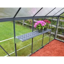 Kasvihuone Palram-Canopia Hybrid 5,7 m² 6x10 ft harmaa