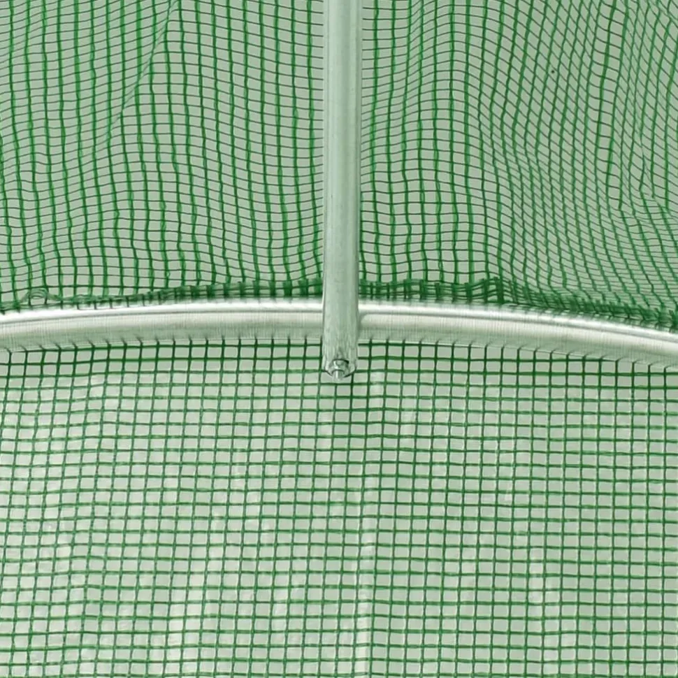 Kasvihuone teräsrungolla, eri värejä ja kokoja (29941)