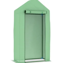 Kasvihuone teräsrungolla 0,5 m², 1x0,5x1,9 m