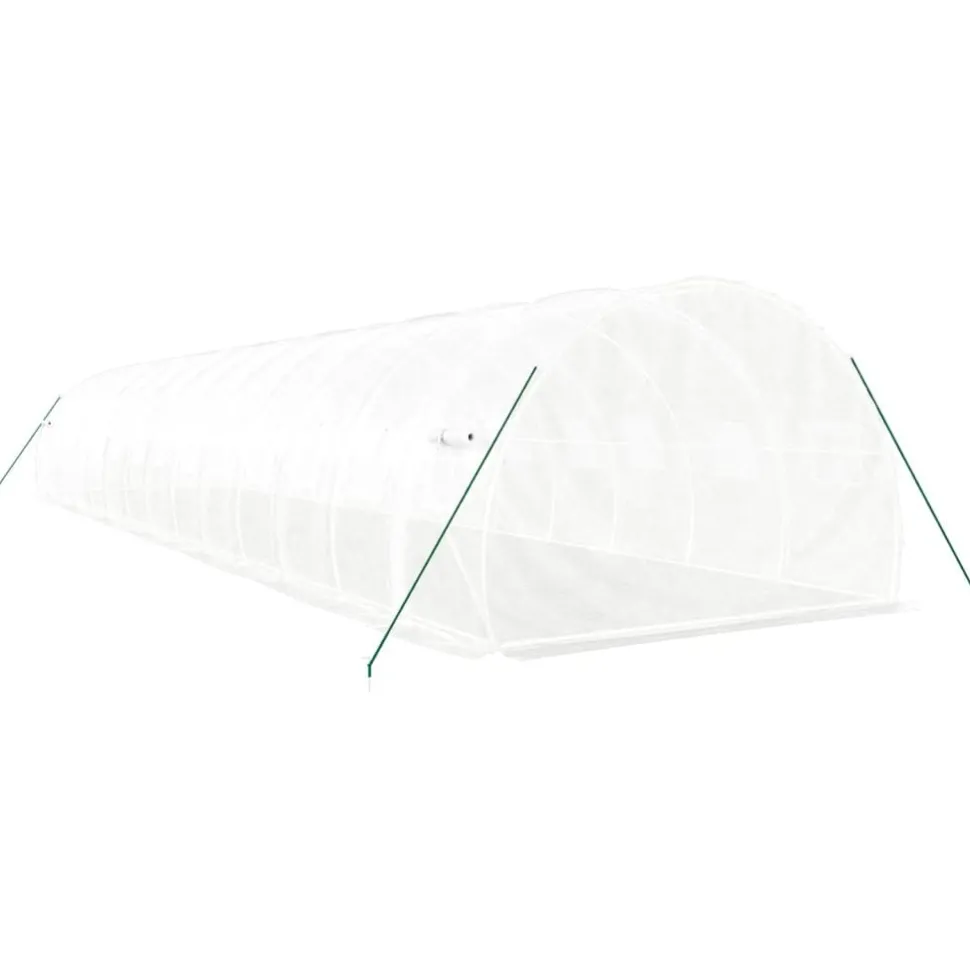 Kasvihuone teräsrungolla, 3x2x2 m - 24x3x2 m, eri kokoja ja värejä (29939)