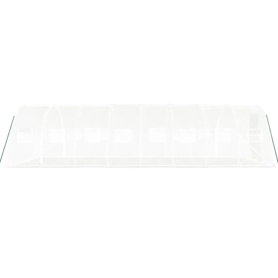 Kasvihuone teräsrungolla, 3x2x2 m - 24x3x2 m, eri kokoja ja värejä (29939)