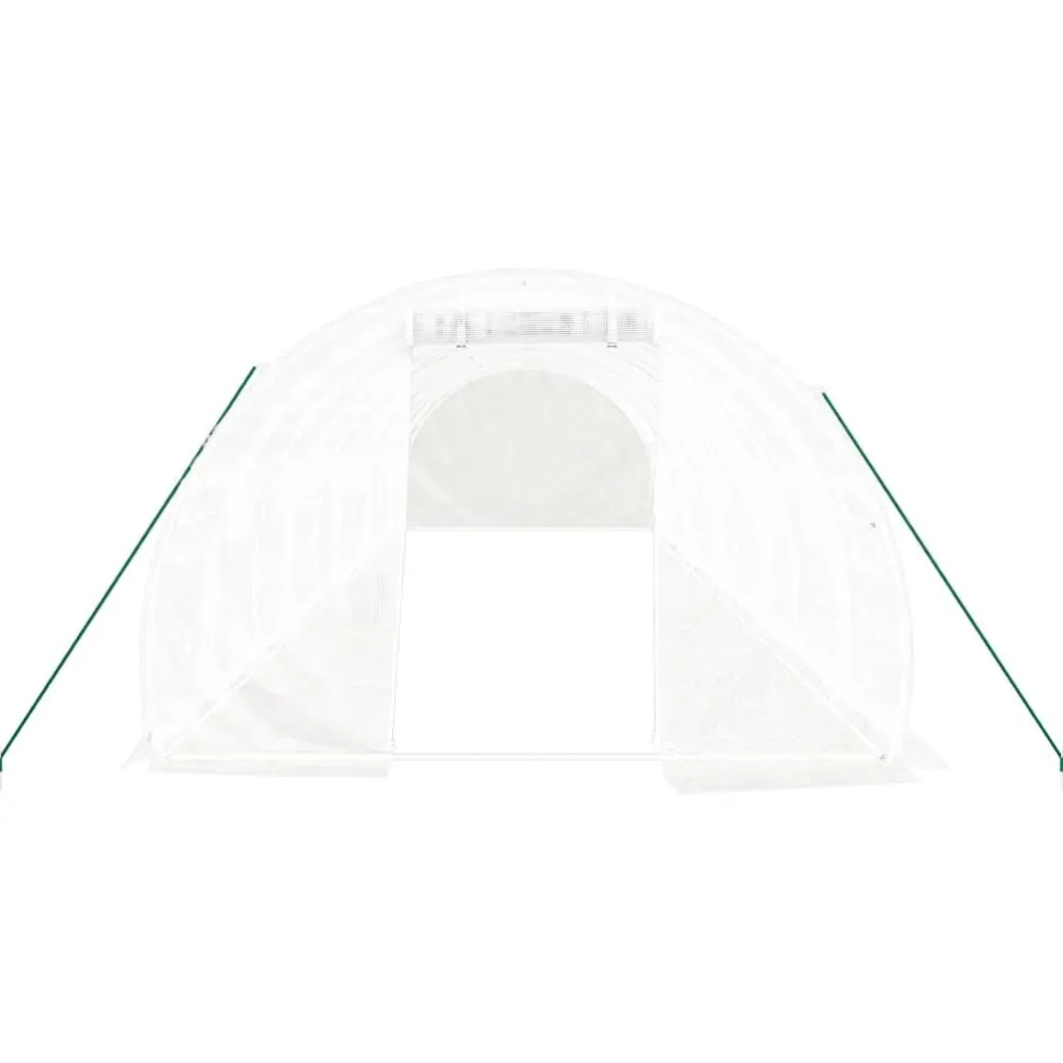 Kasvihuone teräsrungolla, 3x2x2 m - 24x3x2 m, eri kokoja ja värejä (29939)