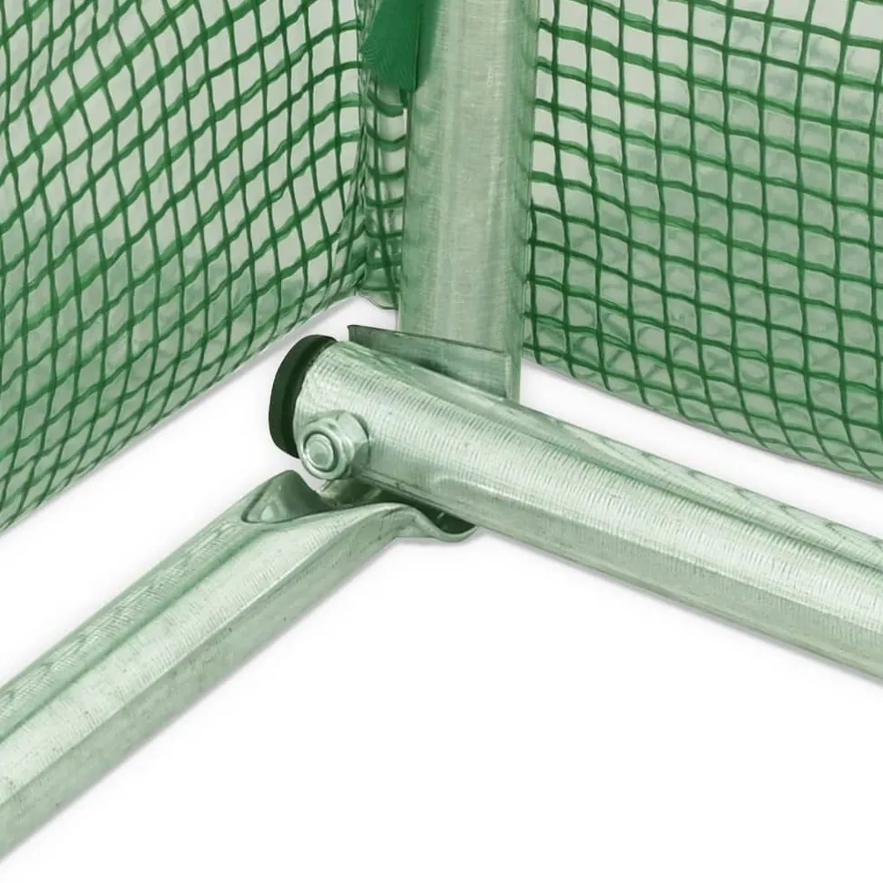 Kasvihuone teräsrungolla, 3x2x2 m - 24x3x2 m, eri kokoja ja värejä (29939)