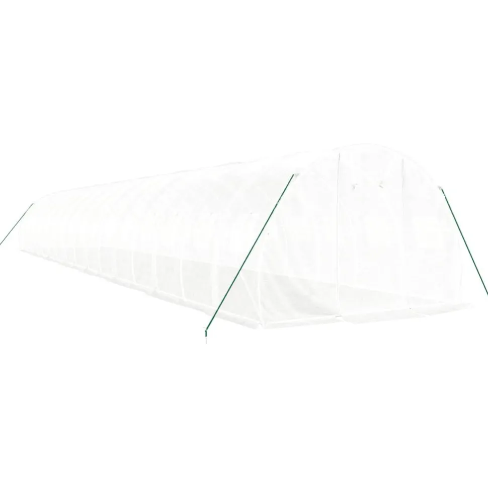 Kasvihuone teräsrungolla, 3x2x2 m - 24x3x2 m, eri kokoja ja värejä (29939)