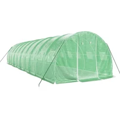 Kasvihuone teräsrungolla, 3x2x2 m - 24x3x2 m, eri kokoja ja värejä (29939)