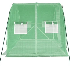 Kasvihuone teräsrungolla, 3x2x2 m - 24x3x2 m, eri kokoja ja värejä (29939)