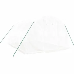 Kasvihuone teräsrungolla, 3x2x2 m - 24x3x2 m, eri kokoja ja värejä (29939)
