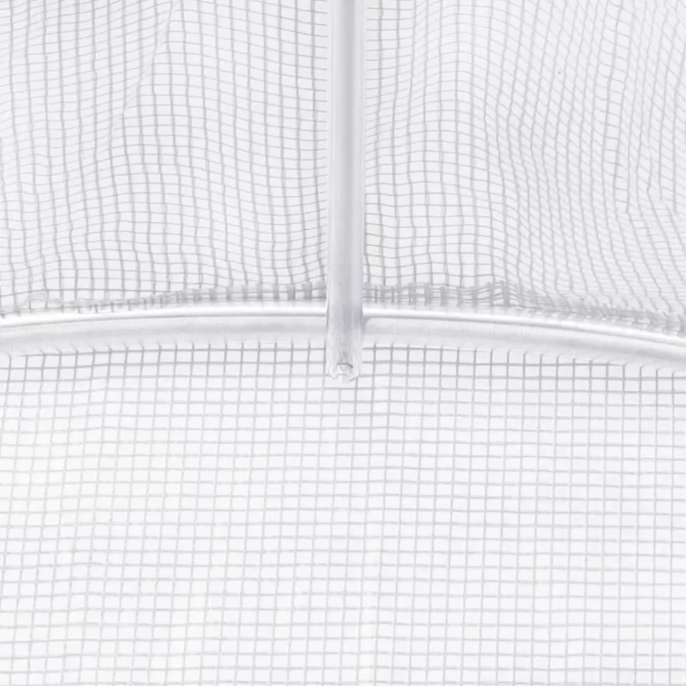 Kasvihuone teräsrungolla, 3x2x2 m - 24x3x2 m, eri kokoja ja värejä (29939)