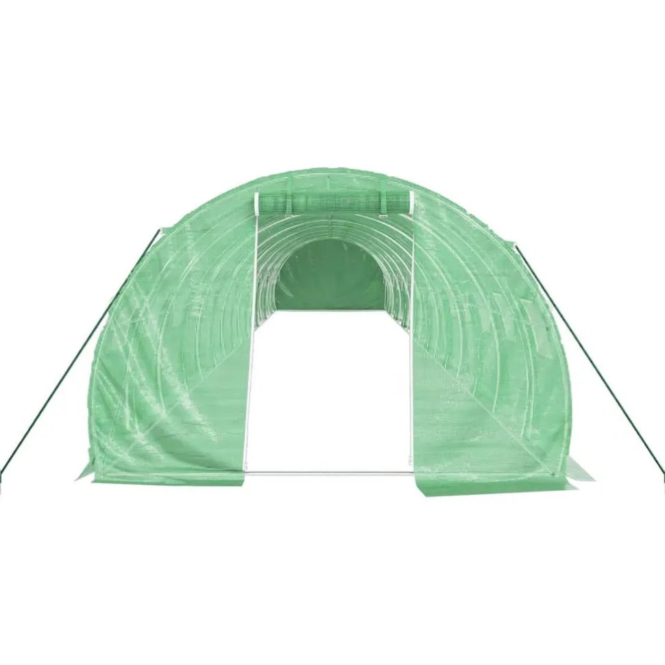 Kasvihuone teräsrungolla, 3x2x2 m - 24x3x2 m, eri kokoja ja värejä (29939)