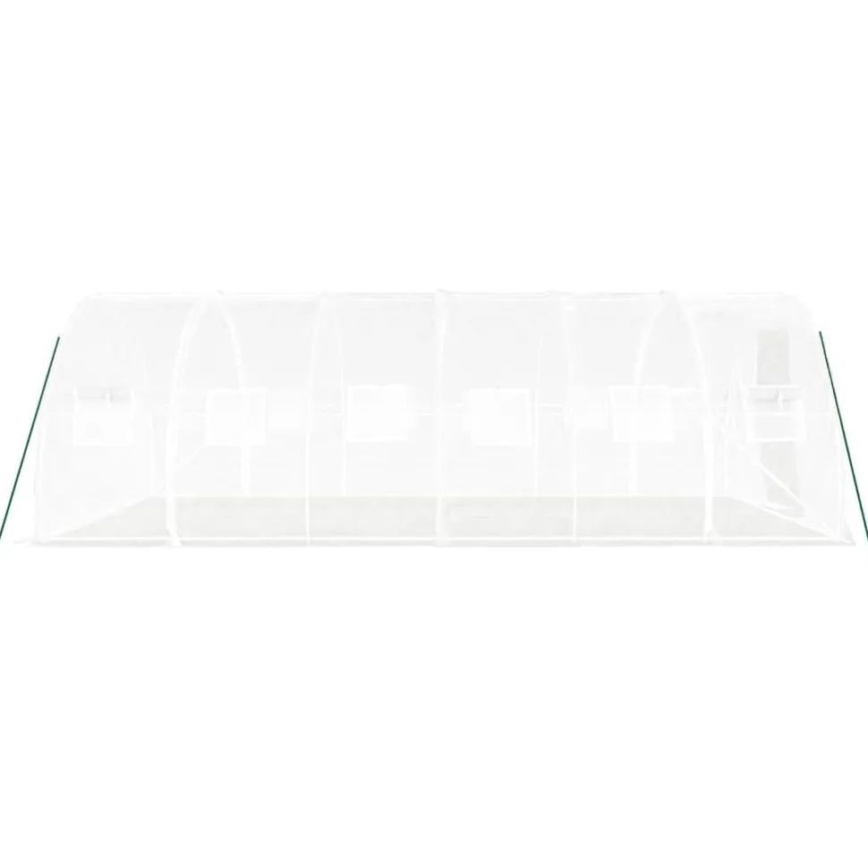Kasvihuone teräsrungolla, 3x2x2 m - 24x3x2 m, eri kokoja ja värejä (29939)