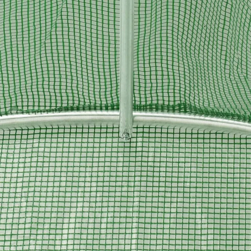 Kasvihuone teräsrungolla, 3x2x2 m - 24x3x2 m, eri kokoja ja värejä (29939)